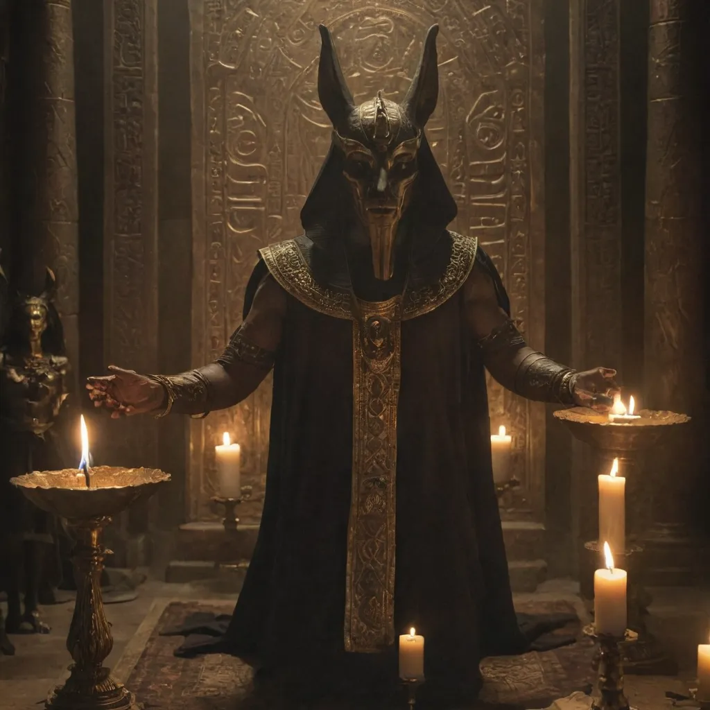 Anointing with the Oils of Anubis