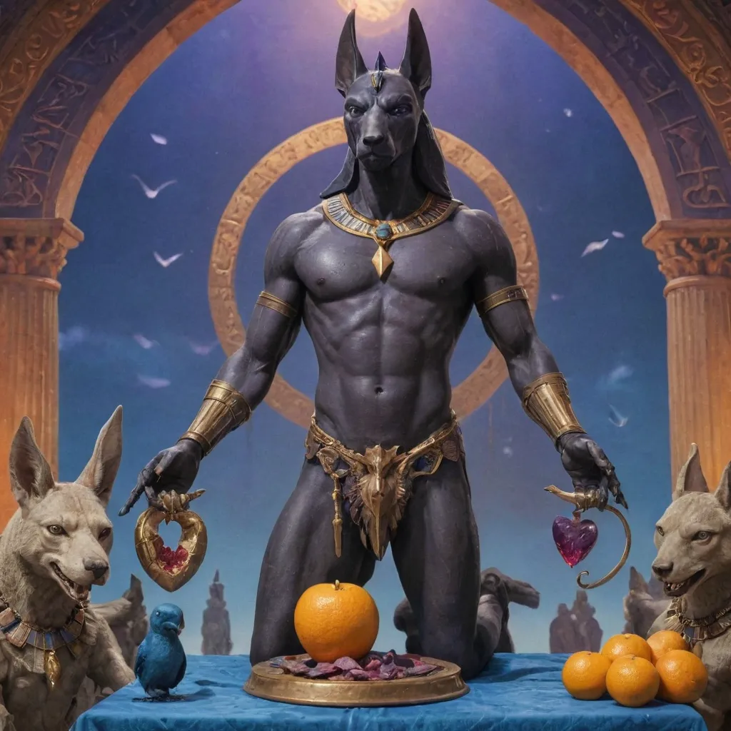 Anubis Presides Over the Weighing of the Heart