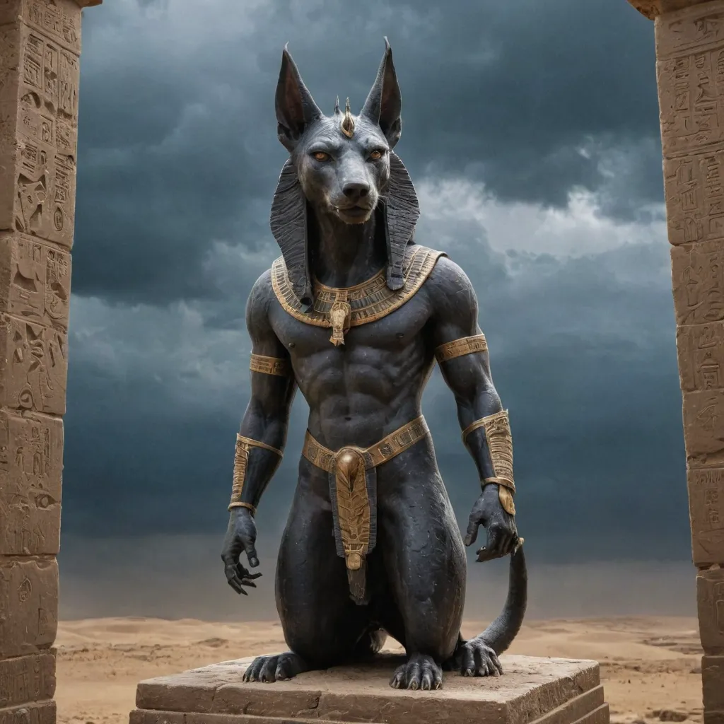 Anubis Protecting the Dead