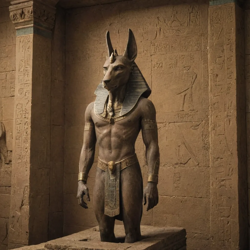 Anubis Protects the Mummified Dead