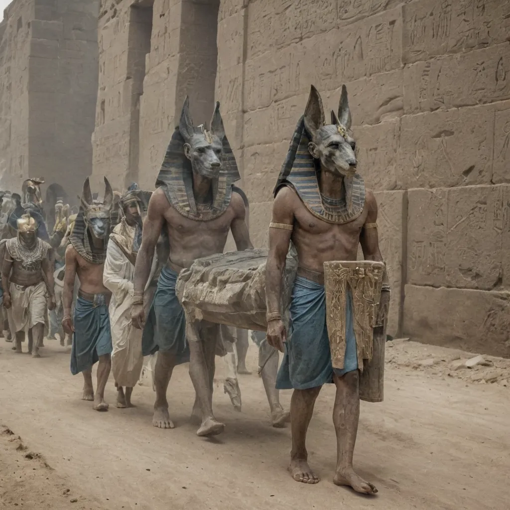 Anubis Rituals in Funerary Practices