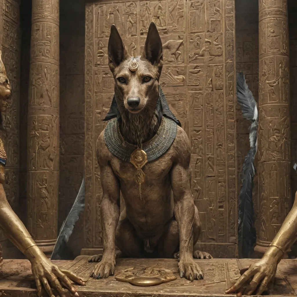 Anubis Weighing the Heart