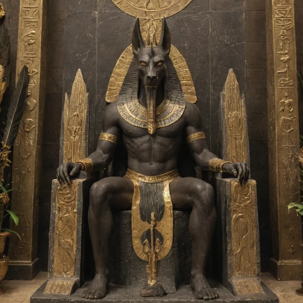 Anubis Weighs the Hearts of the Dead