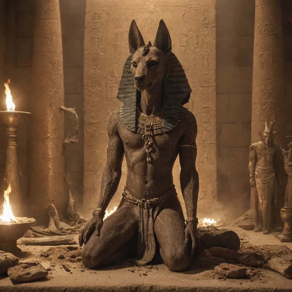 Anubis and Mummification