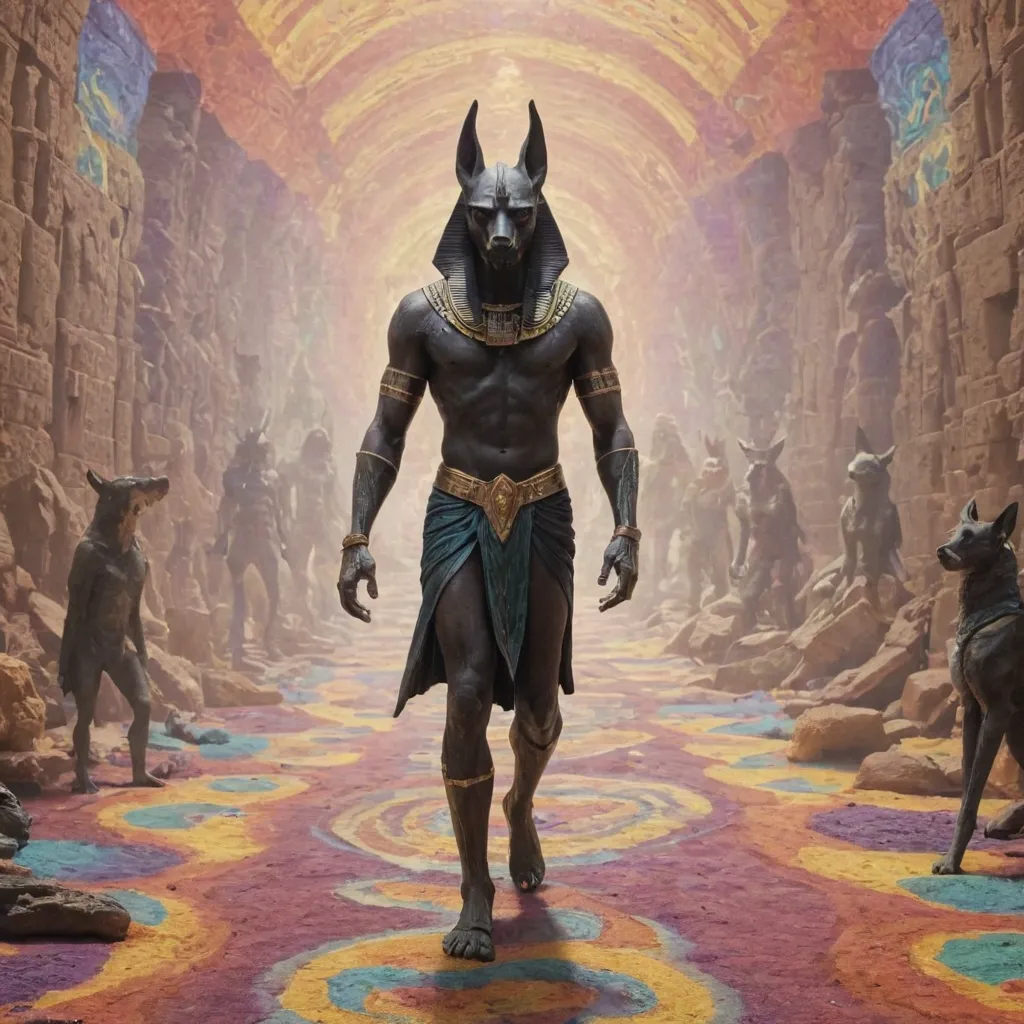 Anubis and the Journey to the Afterlife