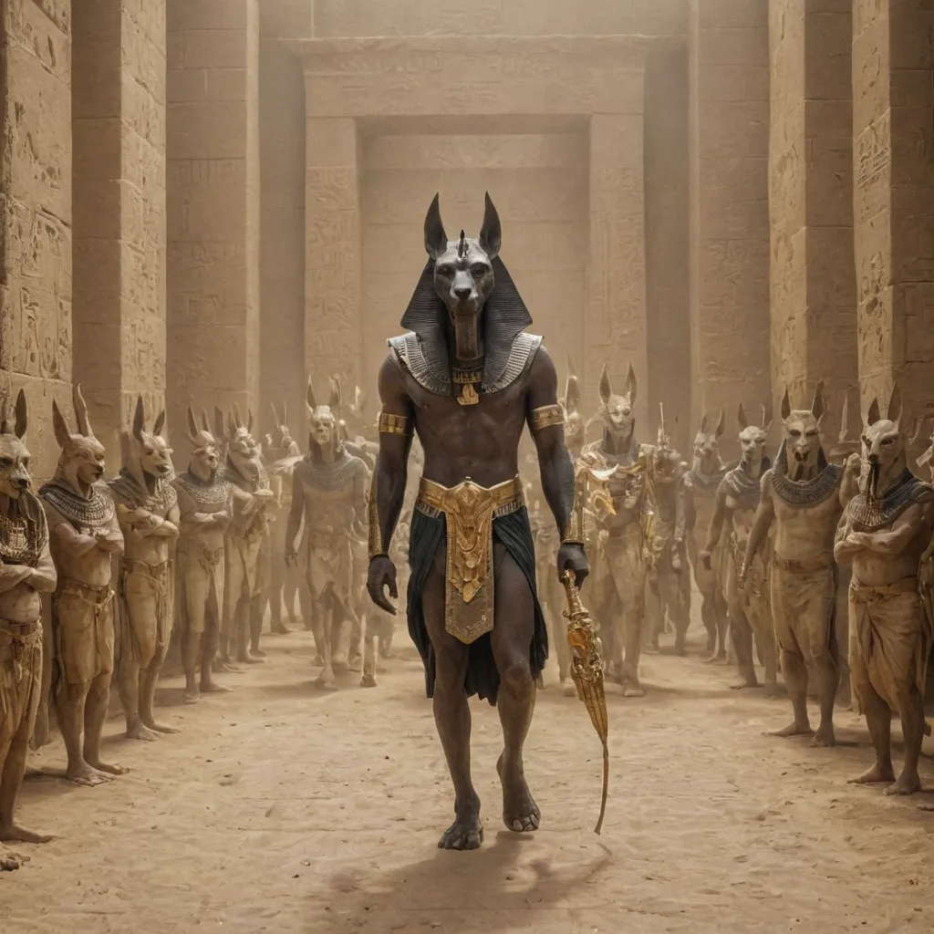 Anubis and the Journey to the Afterlife