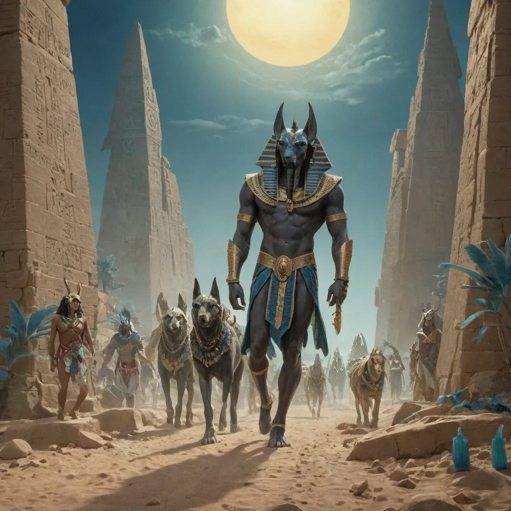 Anubis and the Journey to the Afterlife