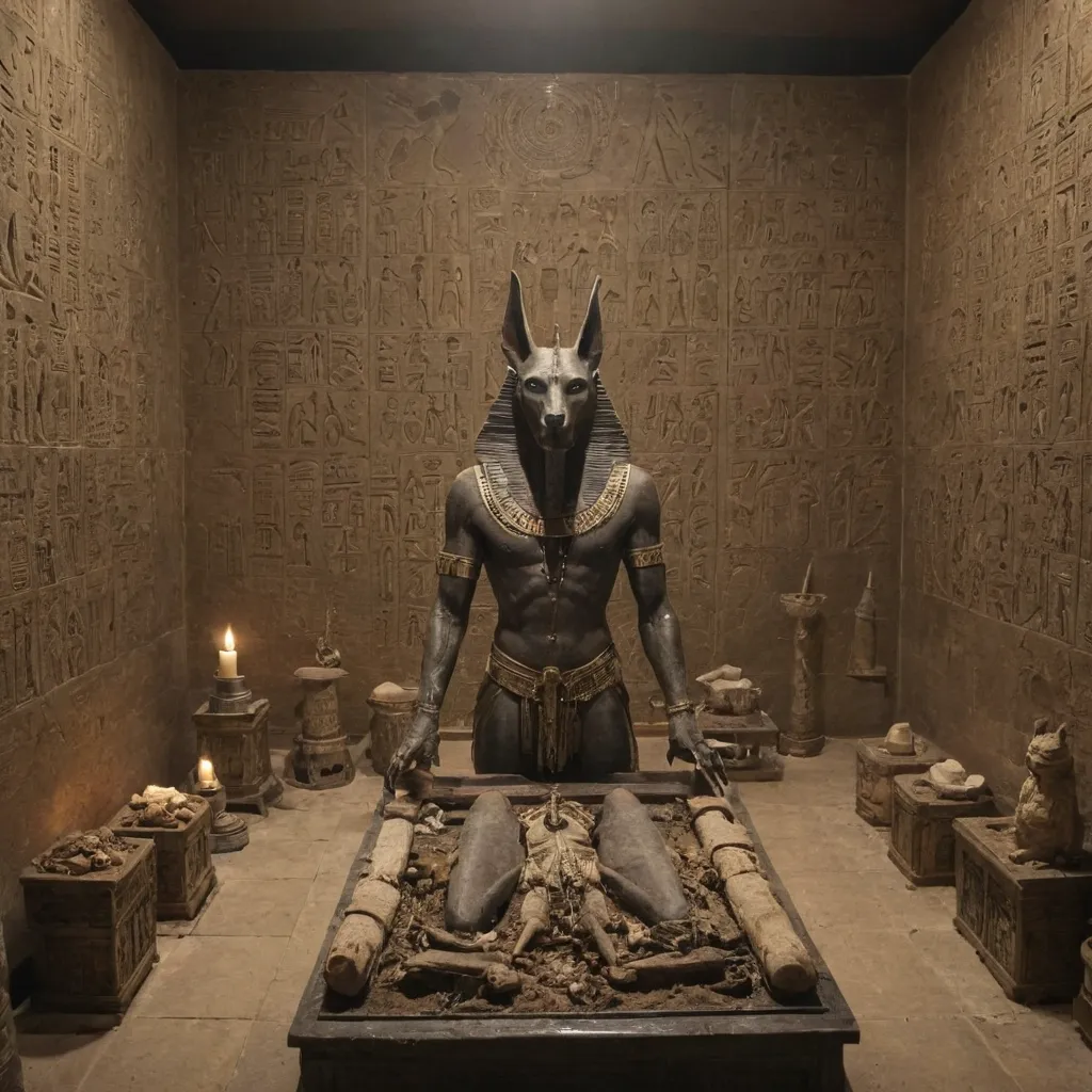 Anubis and the Mummification Process