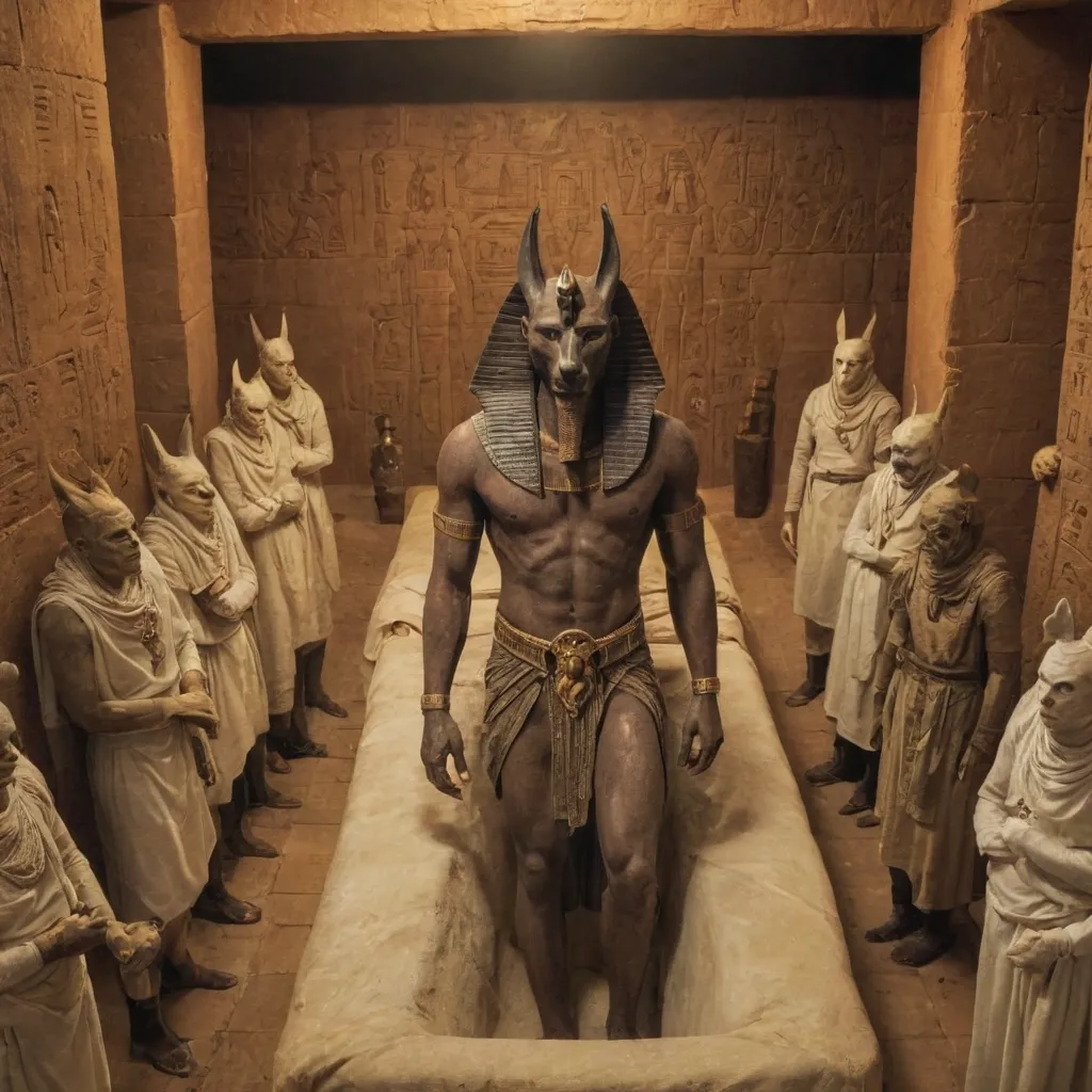 Anubis and the Mummification Process