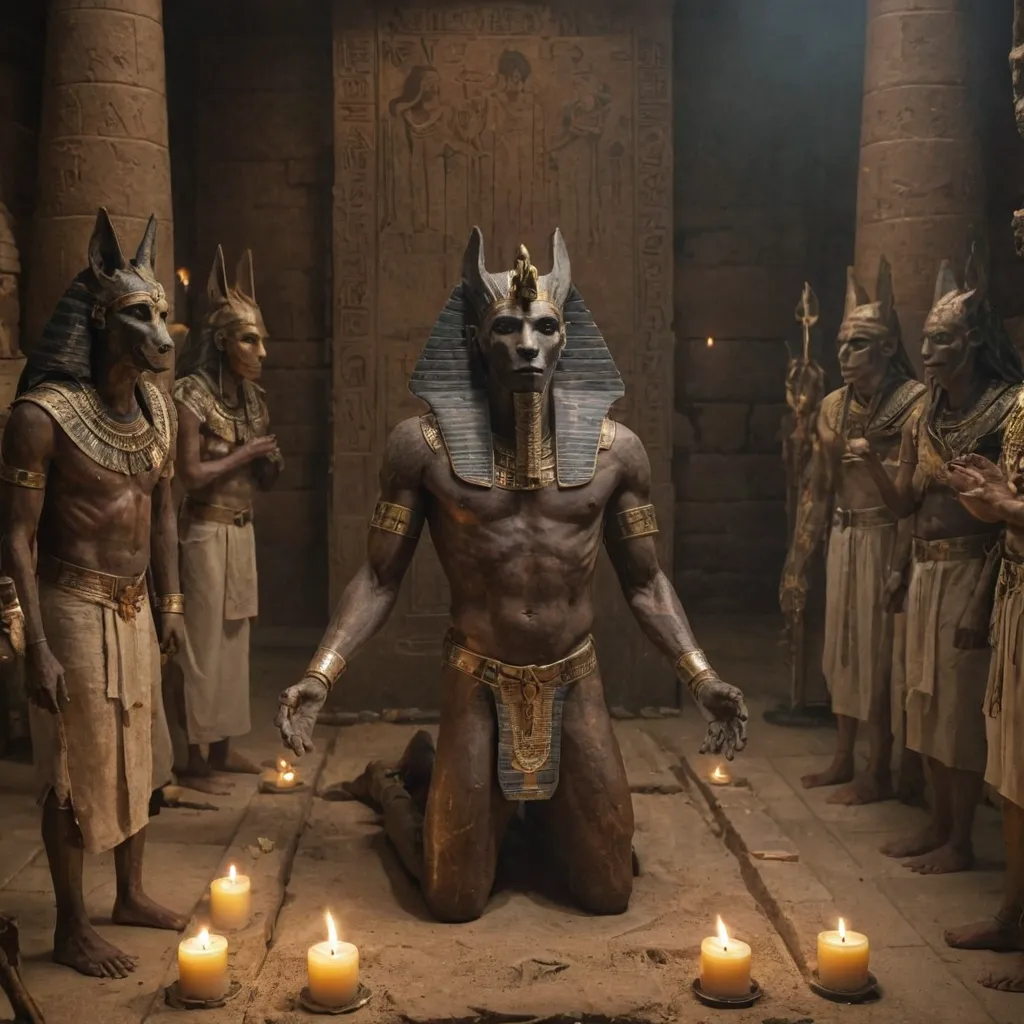 Anubis and the Mummification Process