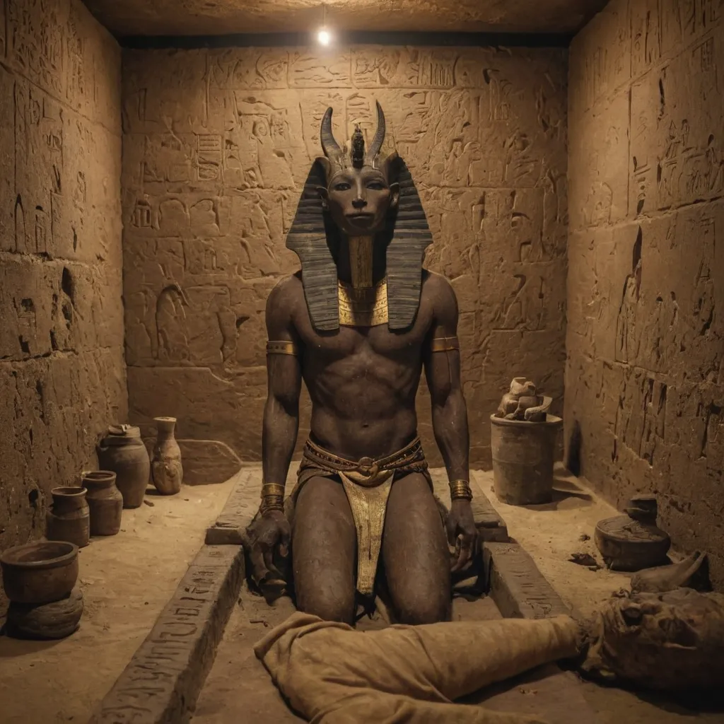 Anubis and the Mummification Process