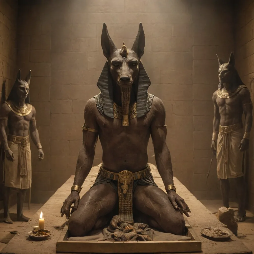 Anubis and the Mummification Process