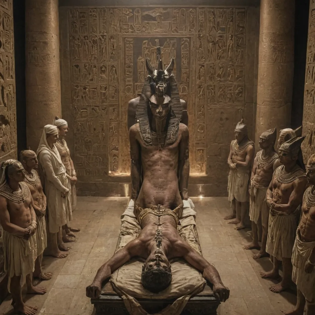 Anubis and the Mummification Process