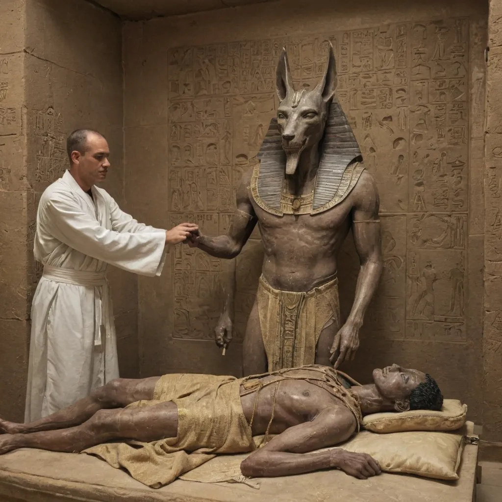 Anubis and the Mummification Process