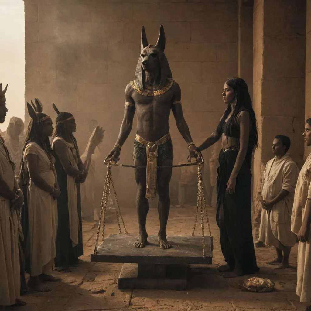 Anubis and the Weighing of the Heart