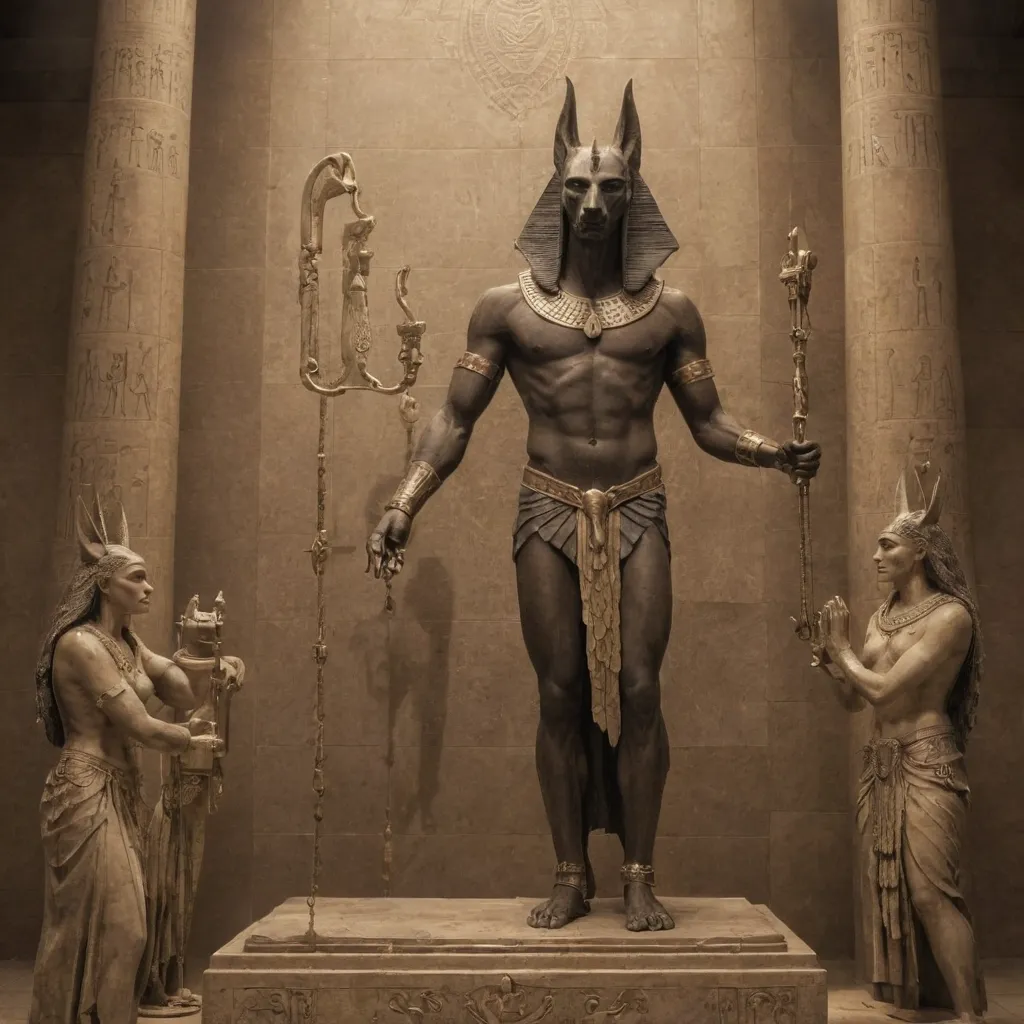 Anubis as a Guide to the Afterlife