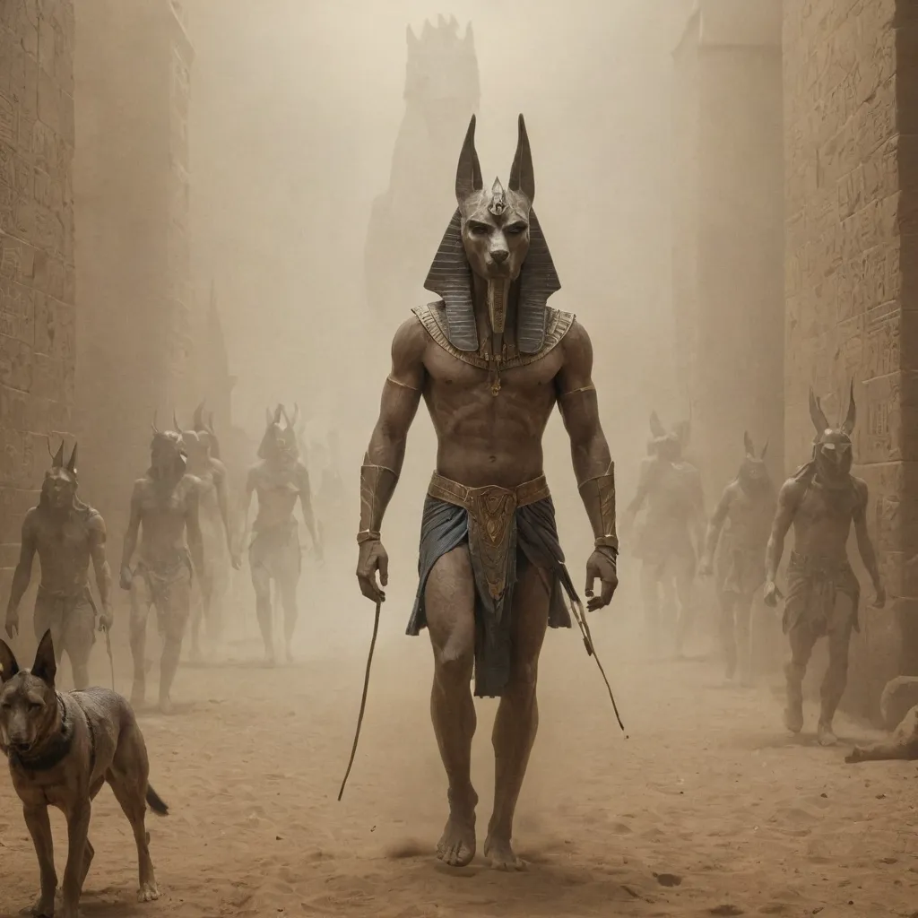 Anubis as a Guide to the Underworld