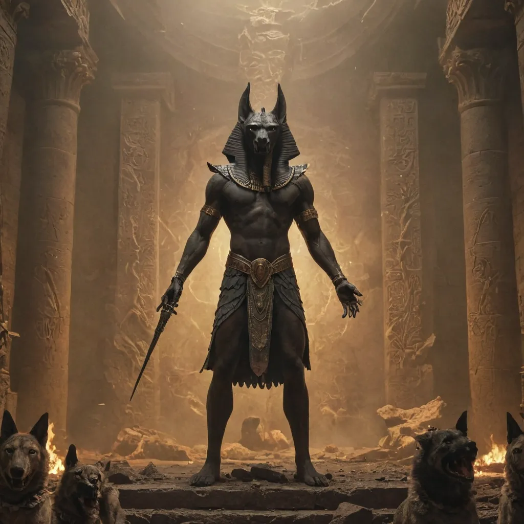 Anubis as the Guardian of the Underworld