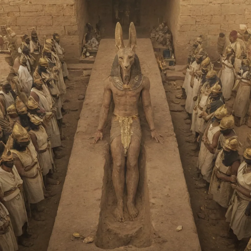 Anubis in Ancient Egyptian Burial Rituals