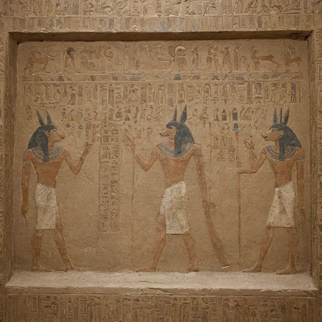 Anubis in Egyptian Funerary Art and Artifacts