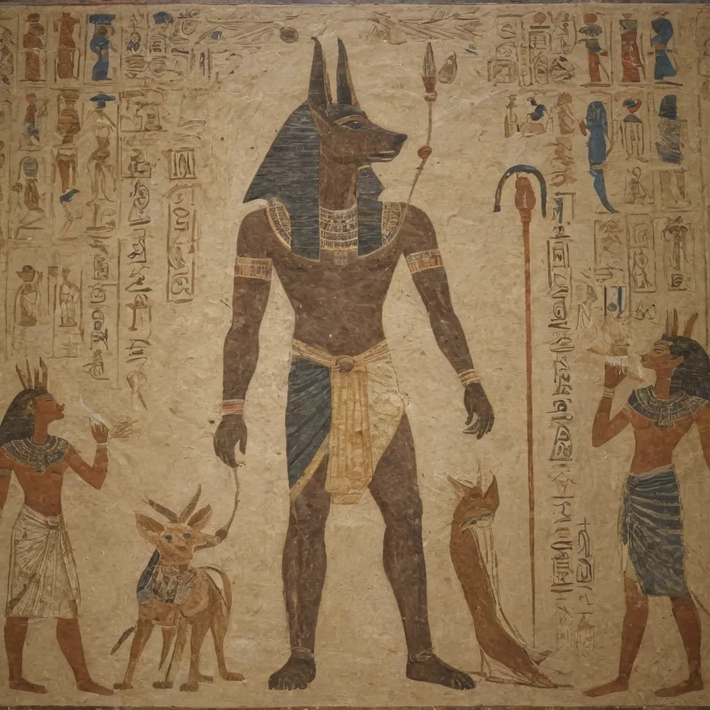 Anubis in Egyptian Mythology and Art