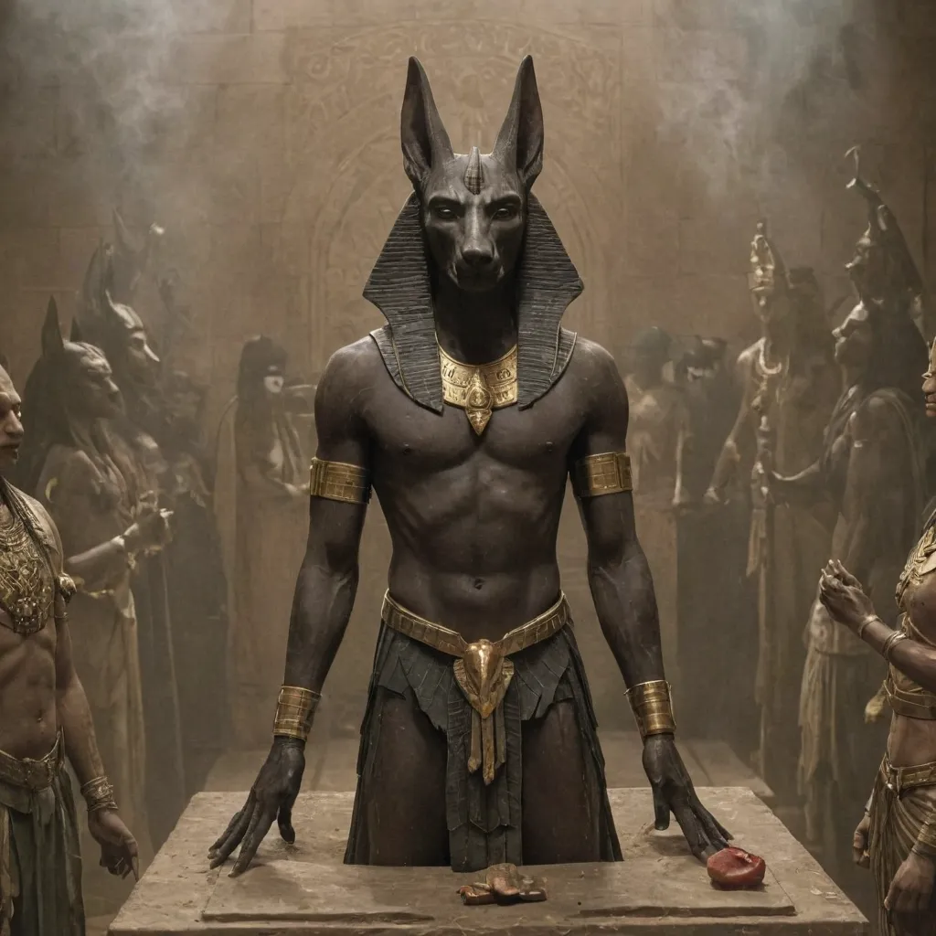 Anubis in the Afterlife and Funerary Rites