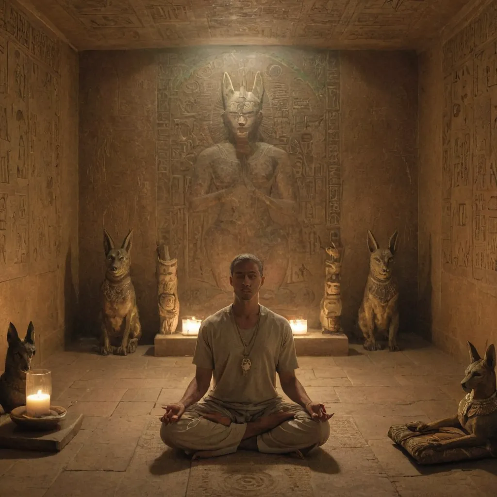 Connecting with Anubis through Meditation and Visualization