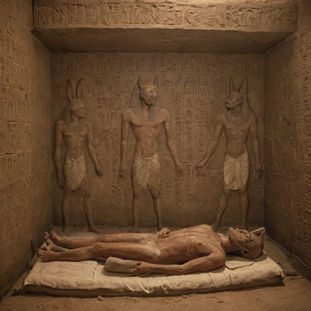 Embalming Rituals and the Role of Anubis