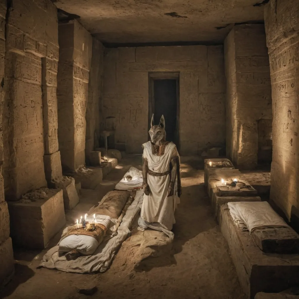 Funerary Rituals and Anubis Iconography