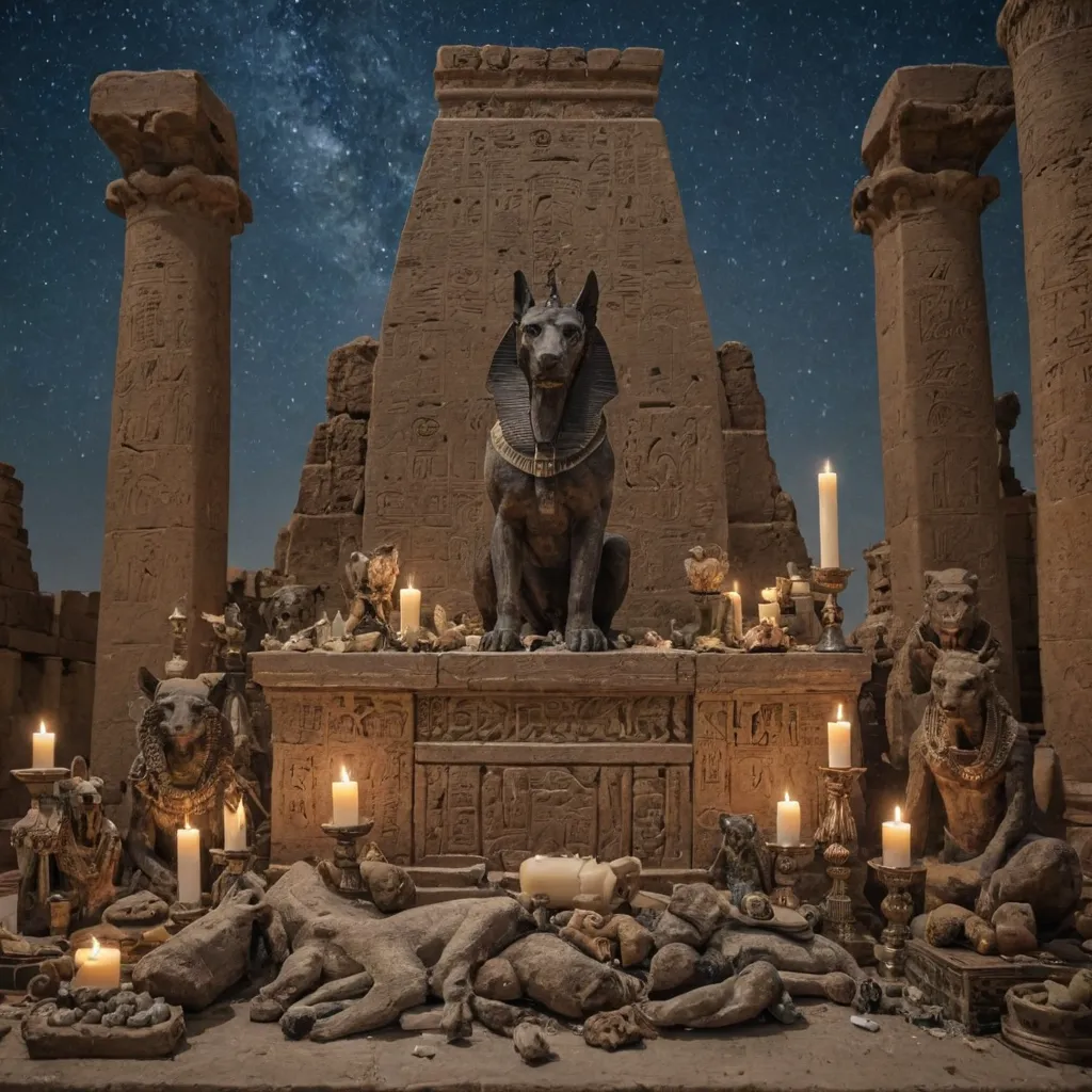 Meaningful Offerings to Anubis