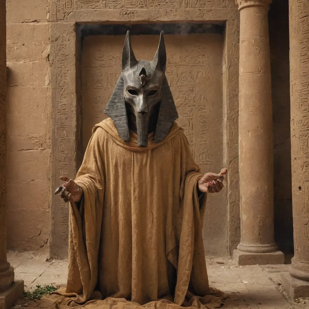 Preparing for an Anubis Ritual