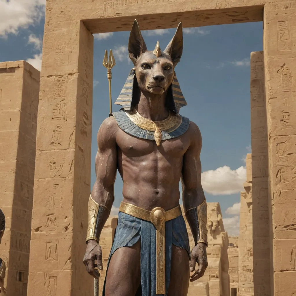 The Jackal Deity Anubis