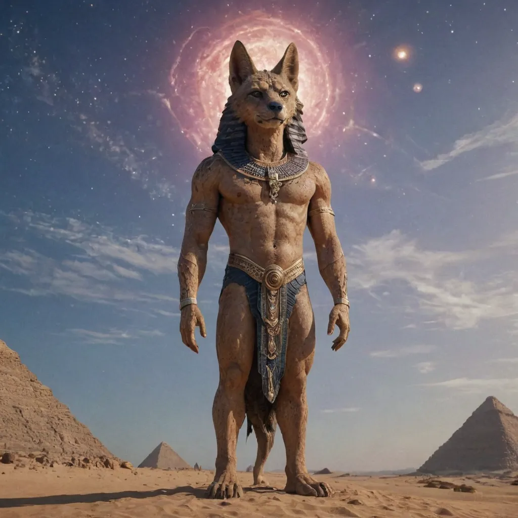 The Jackal Head of Anubis