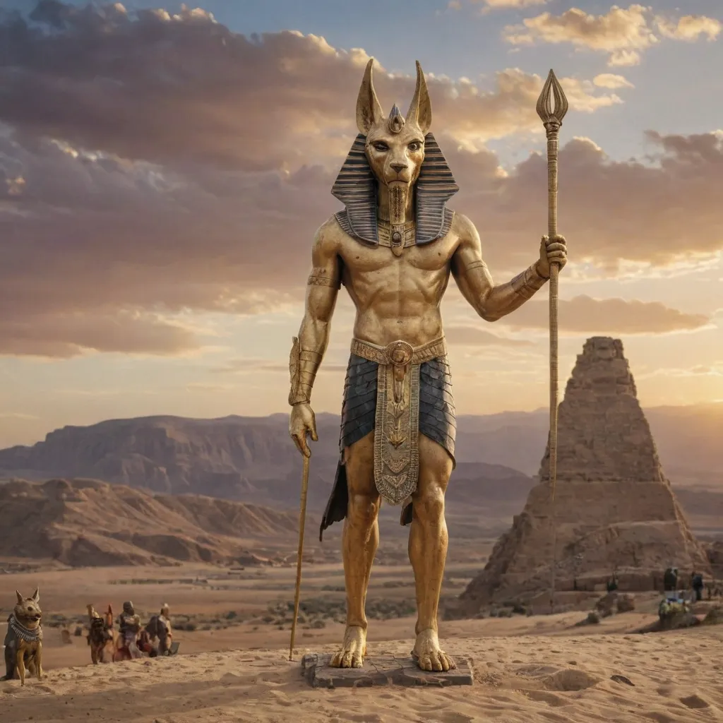 The Jackal Headed God Anubis