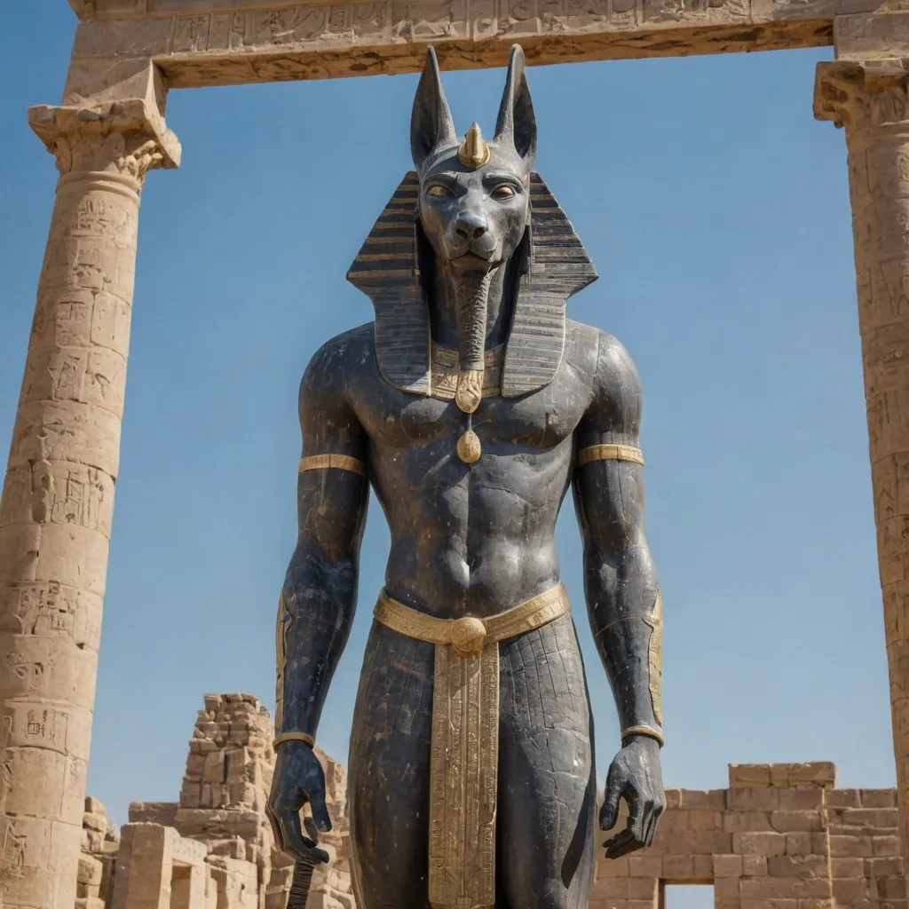 The Jackal-Headed God Anubis