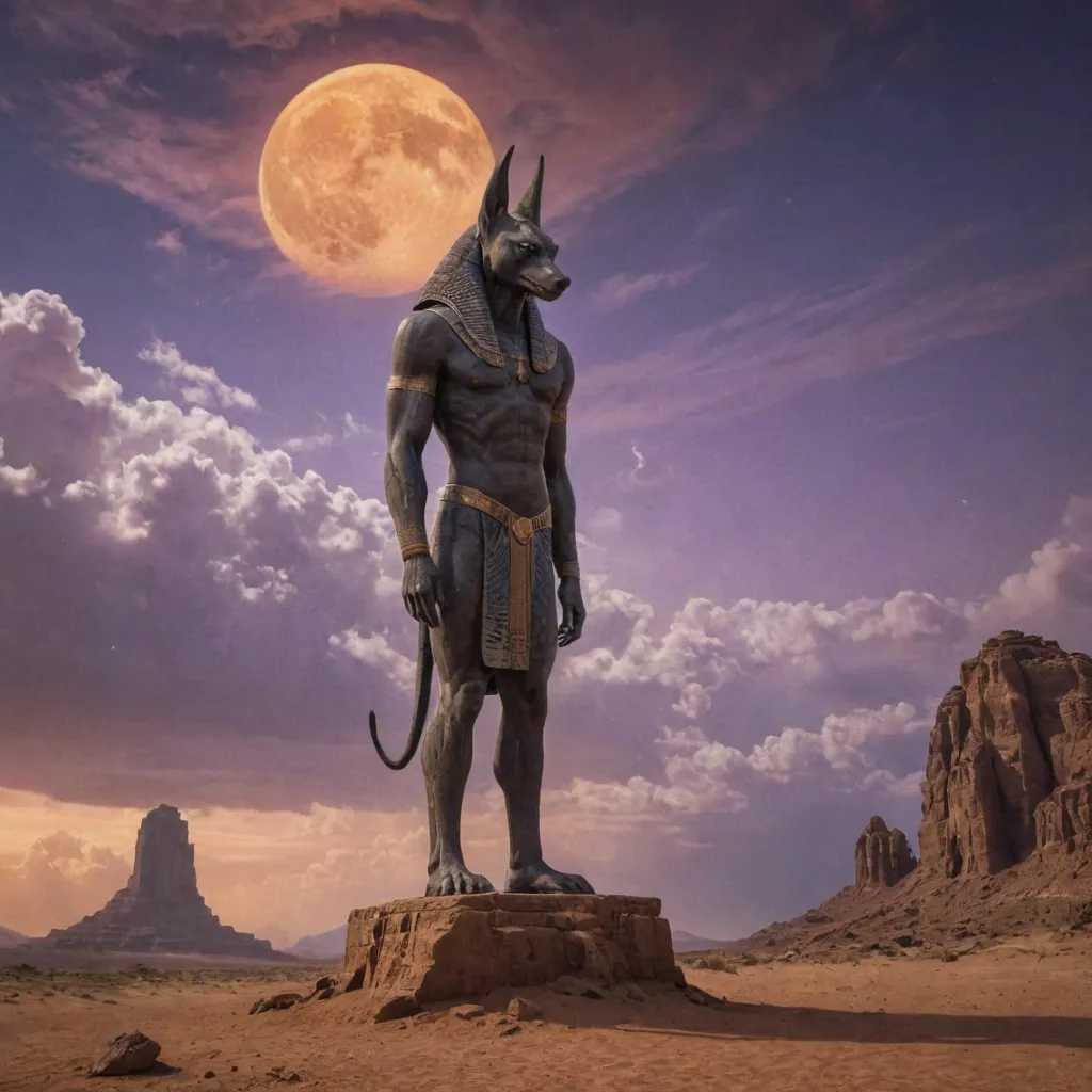 The Jackal-Headed God Anubis