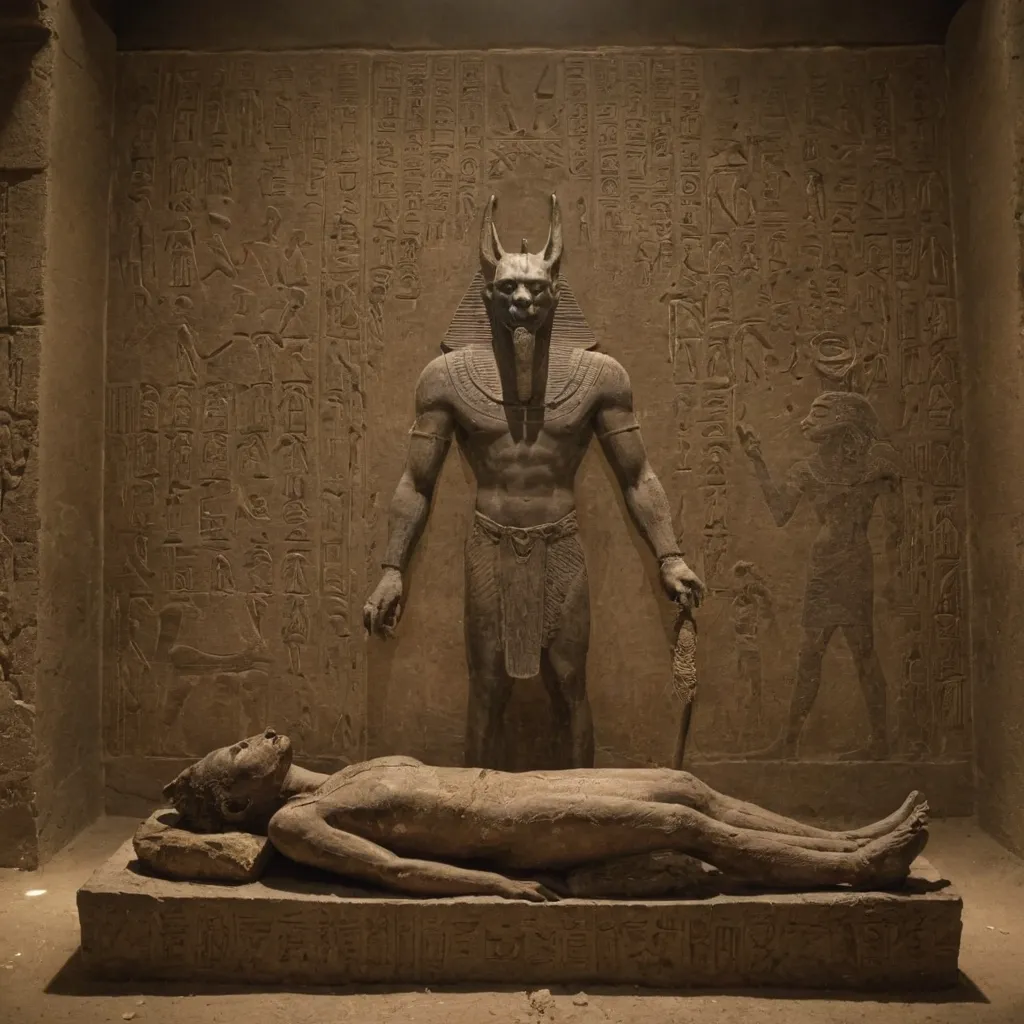 The Mummification Process and the Role of Anubis