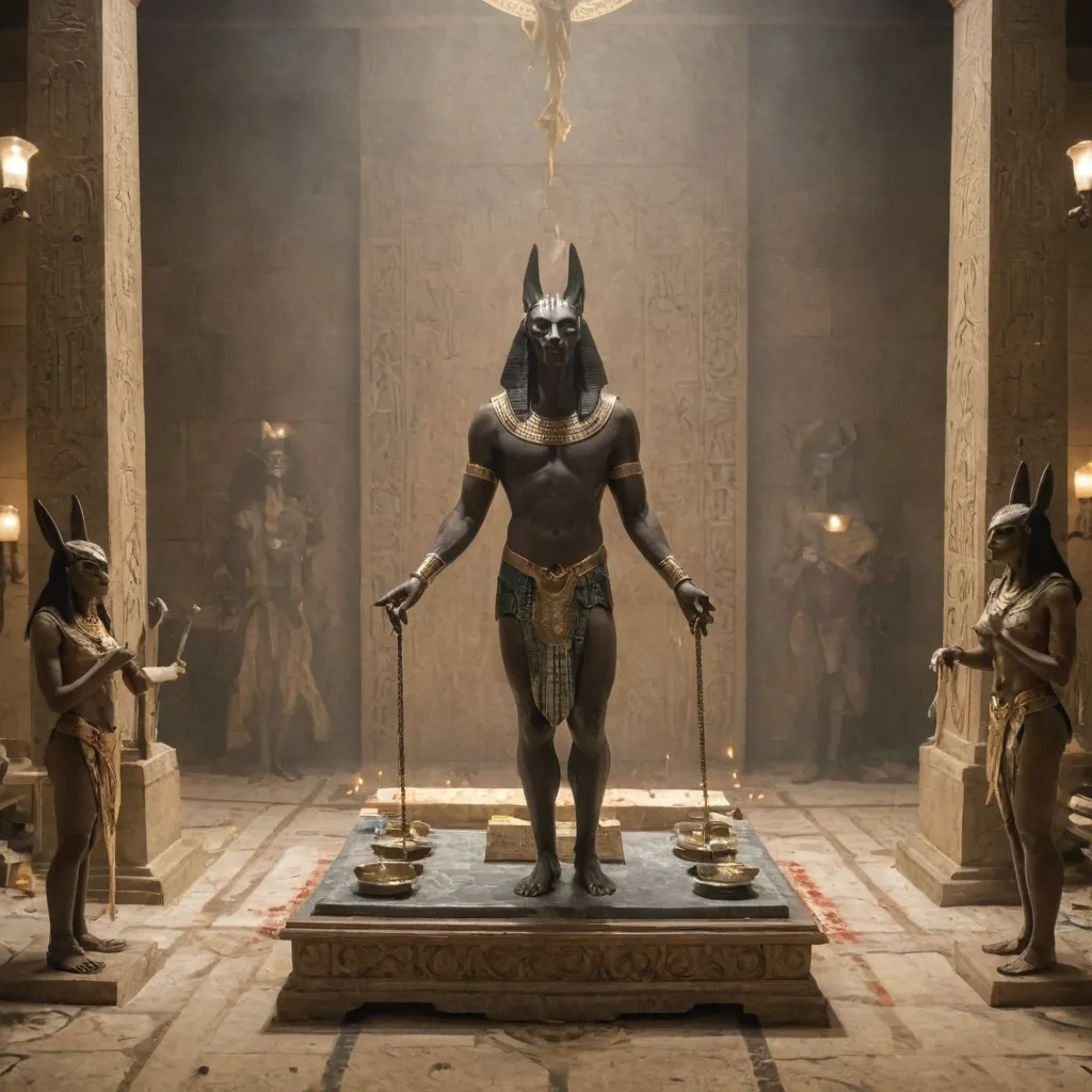 The Weighing of the Heart Ceremony and Anubis