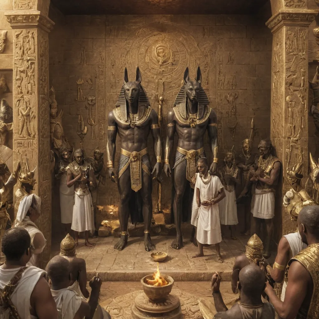 The Worship of Anubis