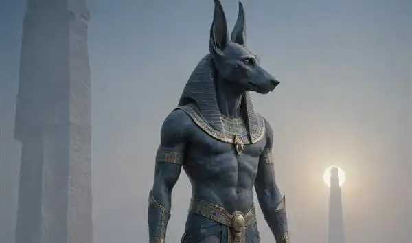 Anubis and the Guardian of Cemeteries