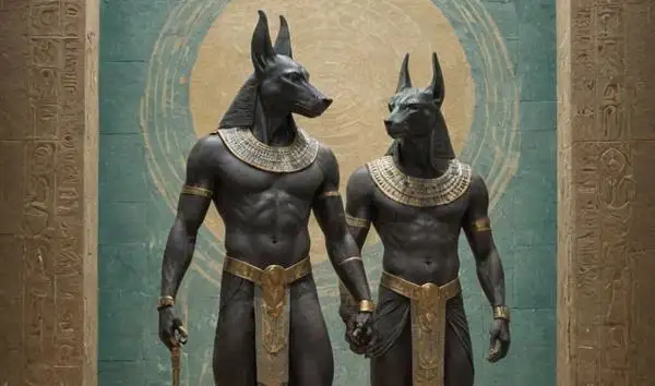 The Symbolic Relationship Between Anubis and Osiris