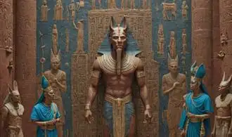 Anubis Presides Over Funerary Rites