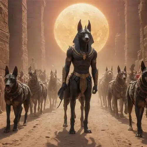 Anubis - Discover how Anubis, the guardian of the dead, was believed to guide the souls of the deceased to the afterlife.