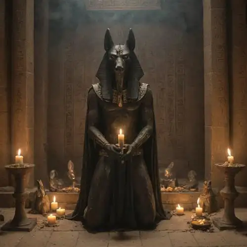 Anubis - Explore ancient Egyptian rituals and offerings to honor Anubis and seek his guidance.