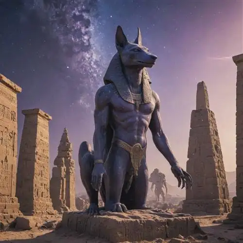 Anubis - The Jackal-Headed God and His Crucial Role in Funerary Rituals