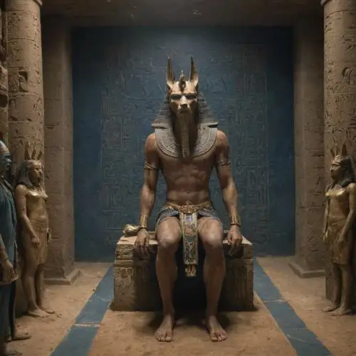 The Jackal-Headed God of Death and Embalming