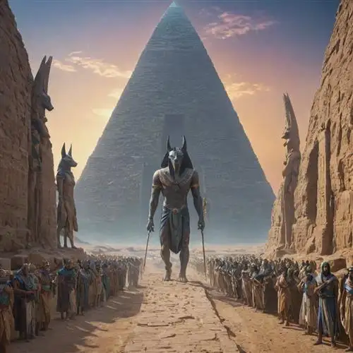 Anubis - The deceased must navigate the treacherous path of the afterlife, guided and protected by Anubis and other deities.