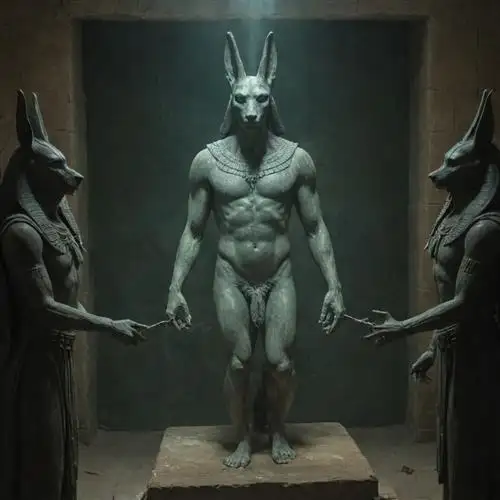 Anubis - The Solemn Ritual of the Weighing of the Heart: Determining one's Fate in the Afterlife