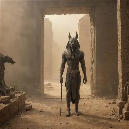 Anubis - The Jackal-Headed God's Unwavering Duty to the Departed