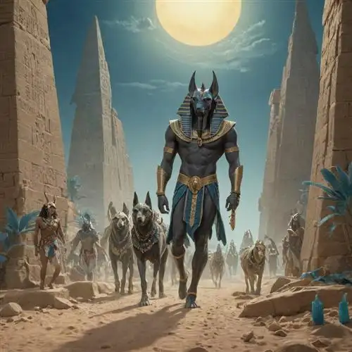 Anubis and the Journey to the Afterlife